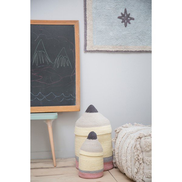 Tekstylny dziecięcy kosz na zabawki ø 25x45 cm Pencil Large – Lorena Canals-image-1