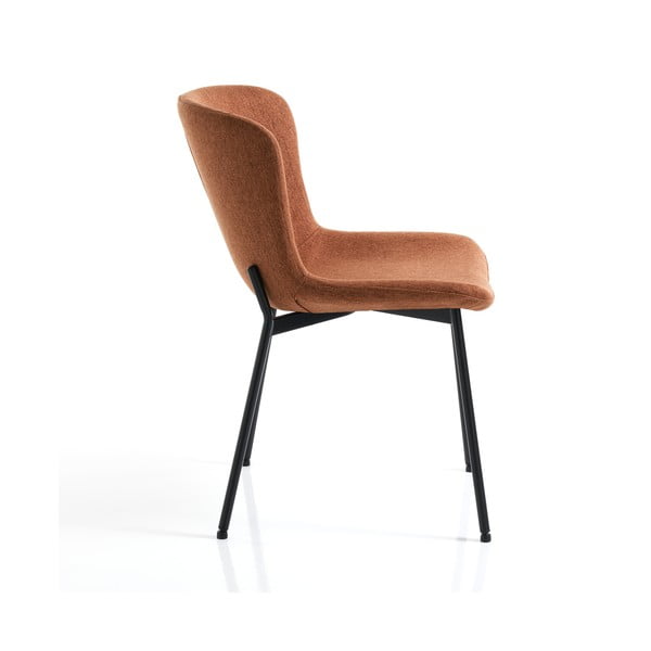 Pomarańczowe krzesła zestaw 2 szt. Snug – Tomasucci-image-3