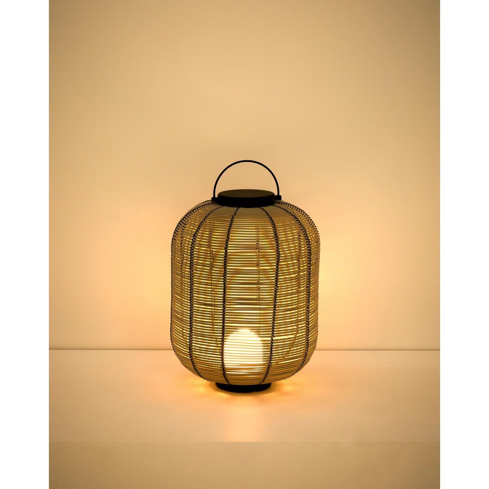Szarobrązowy lampion LED na USB (wysokość 36 cm) Saranella – Kave Home (zdjęcie 4)
