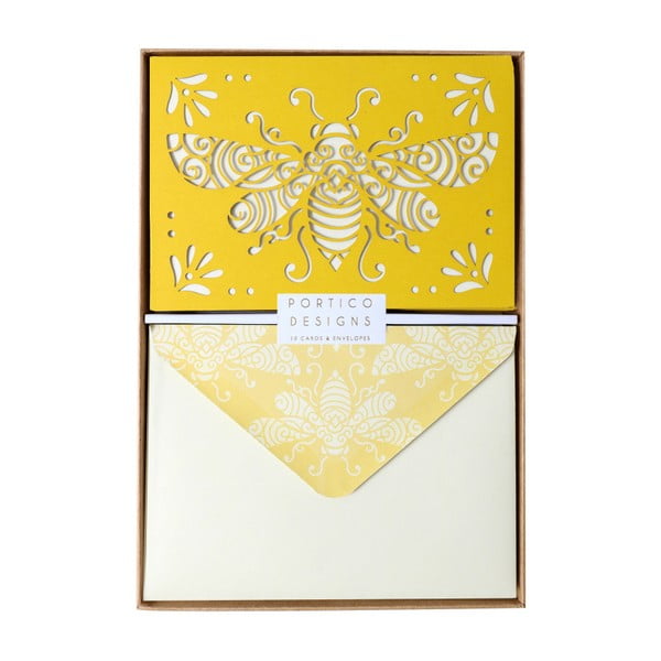 Zestaw
  10 kart okolicznościowych Portico Designs FOIL Honeybee