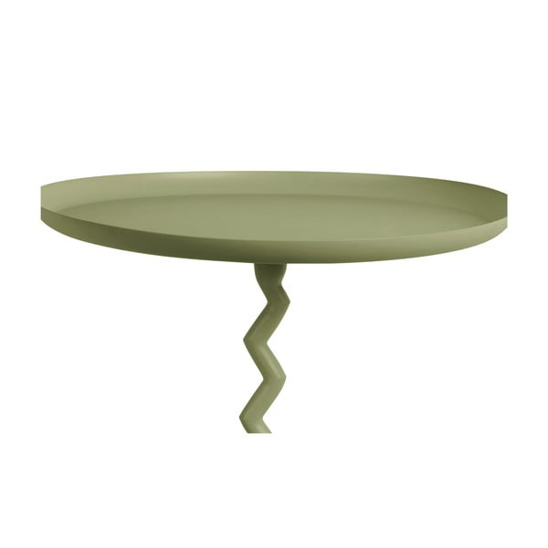 Metalowy okrągły stolik ø 40 cm Zig Zag – Leitmotiv-image-2