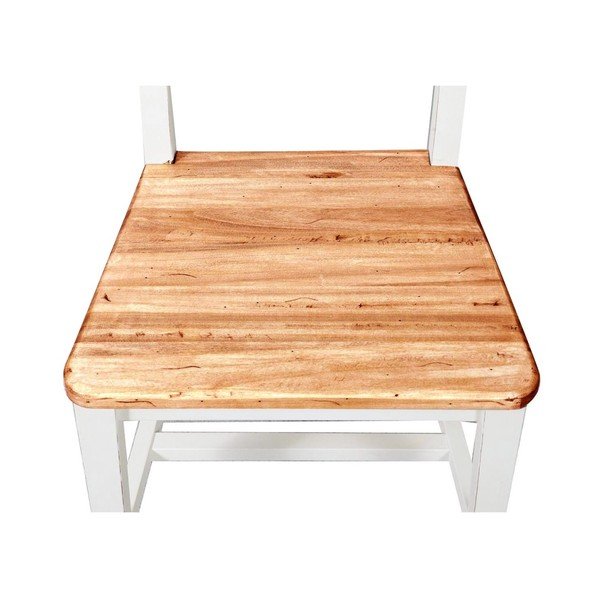 Białe krzesło z drewna bukowego z jasnobrązowym siedziskiem Addy-image-2