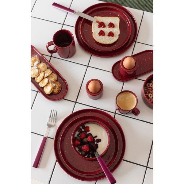 Bordowy porcelanowy kubek 330 ml Fika – ONA-image-3