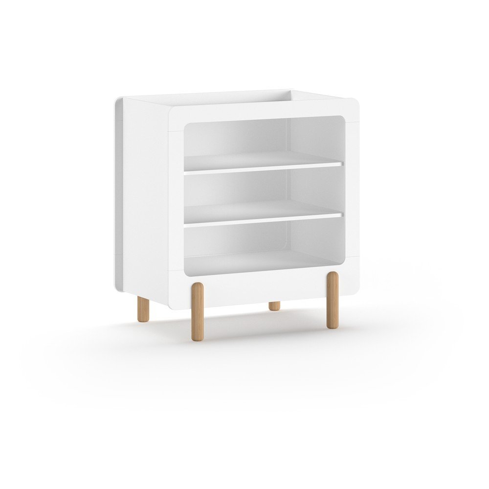 Biała komoda dziecięca z przewijakiem 88x95x57 cm Smile – Vipack