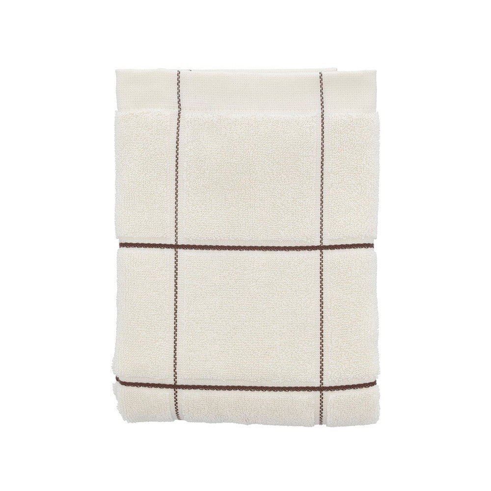 Ręcznik z bawełny organicznej frotte w kolorze kości słoniowej 50x100 cm Vista – Södahl