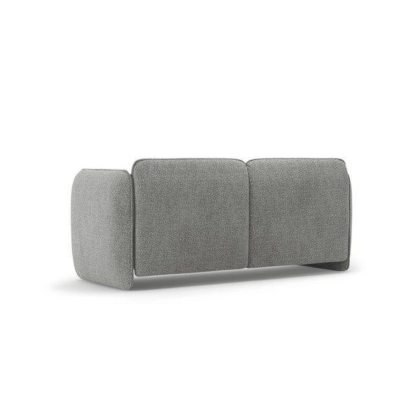 Jasnoszara sofa z tkaniny szenilowej 168 cm Georgia – Micadoni -image-3