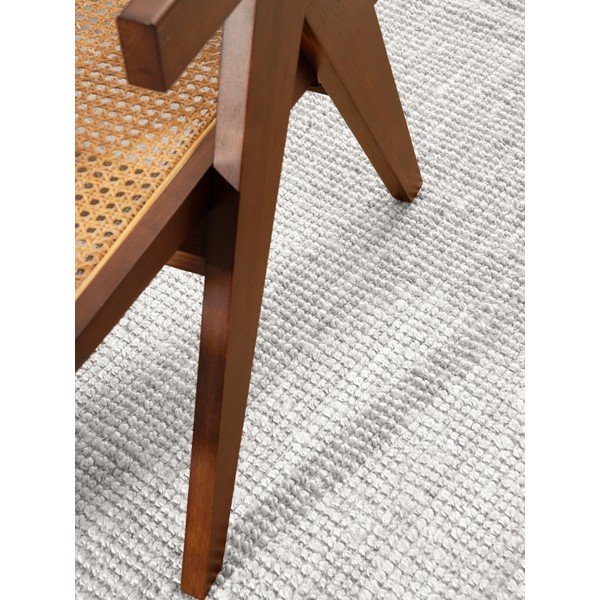 Jasnoszary okrągły dywan z juty dwustronny/tkany ręcznie ø 200 cm Bouclé Jaipur – Hanse Home-image-4