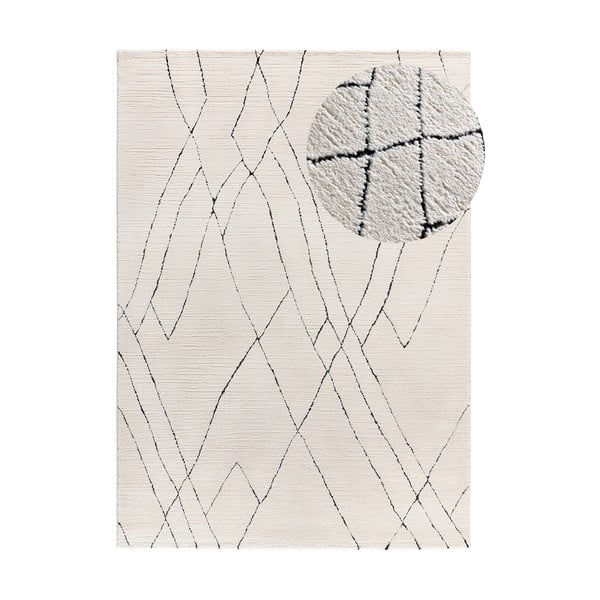 Dywan w kolorze kości słoniowej 120x170 cm Turin – Universal