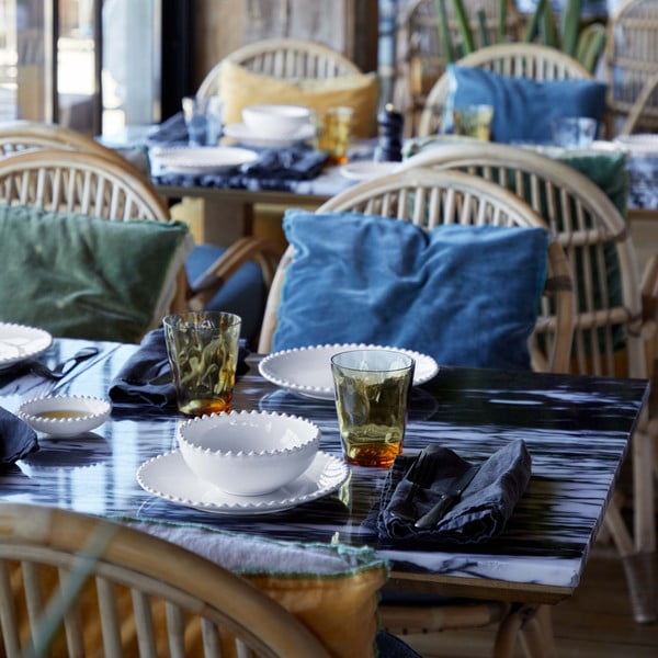 Biała miska kamionkowa Costa Nova Pearl, ⌀ 16 cm-image-1