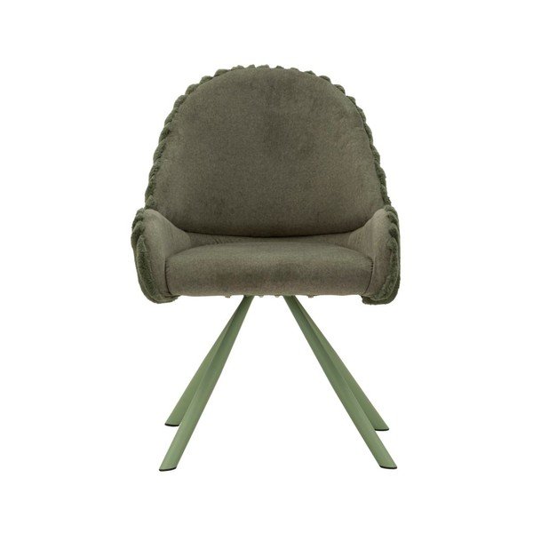 Zielone tapicerowane fotele jadalniane zestaw z podłokietnikami 2 szt. Stockholm – Mauro Ferretti-image-2