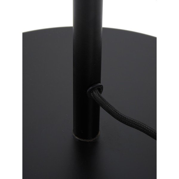 Czarna lampa stojąca Westwing Collection Casey, wys. 170 cm-image-1