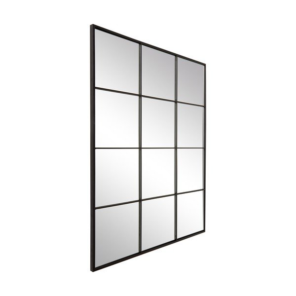 Lustro ścienne z czarną metalową ramą Westwing Collection Clarita, 70x90 cm-image-2