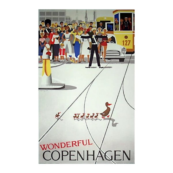 Plakat Architectmade Wonderful Copenhagen, 62x100 cm