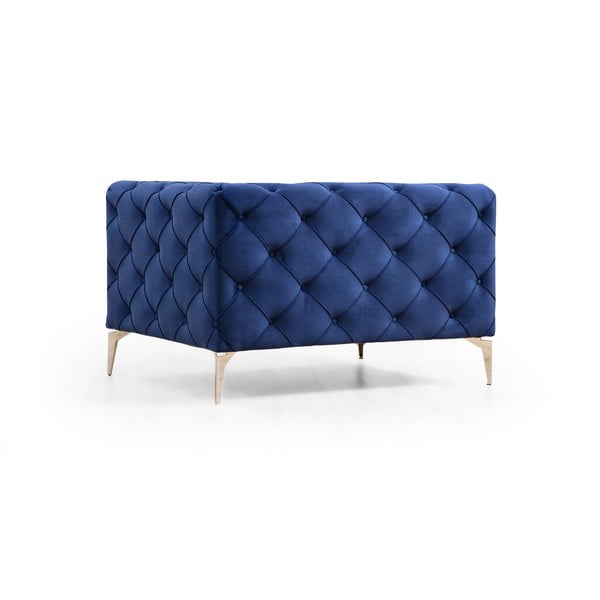 Ciemnoniebieski fotel Como – Artie-image-2