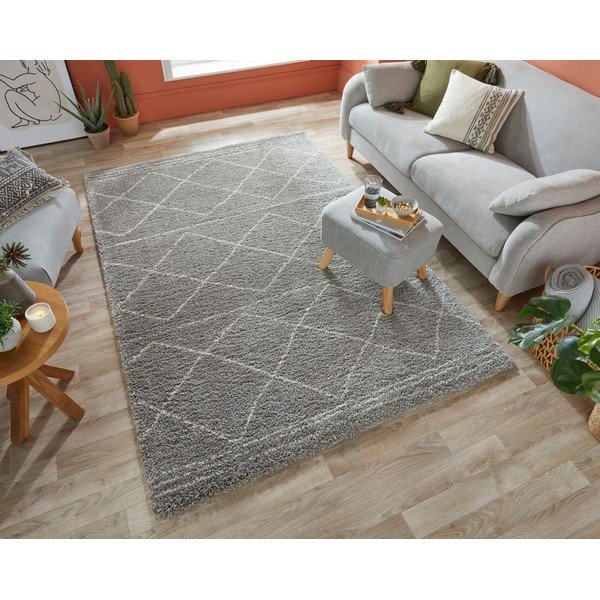Szary dywan Flair Rugs Kush, 200x290 cm-image-3