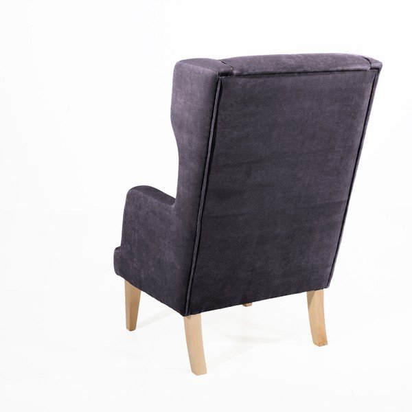 Szary fotel Max Winzer Bennet Suede-image-2