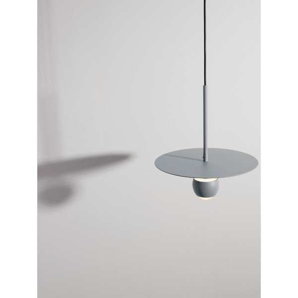 Szaroniebieska aluminiowa lampa wisząca LED ø 30 cm Edem – Nova Luce-image-3