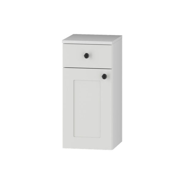 Biała niska wisząca szafka łazienkowa 30x60 cm Senja – STOLKAR