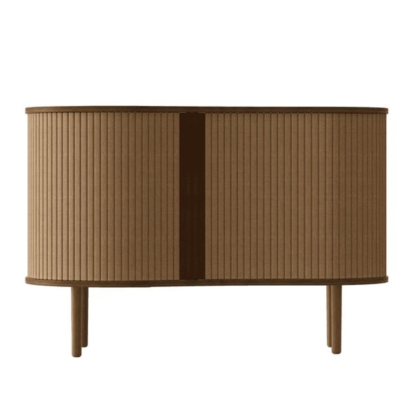 Brązowa komoda w dekorze dębu z drzwiami przesuwnymi 100x67x50 cm Audacious – UMAGE-image-1