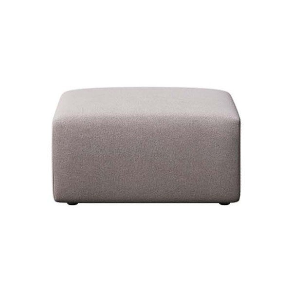 Szary aksamitny podnóżek Villet – Rodier