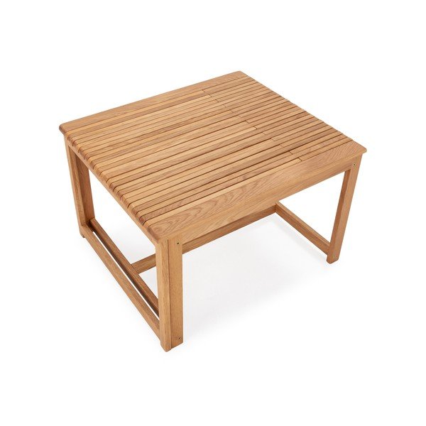 Stolik z litego drewna dębowego w naturalnym kolorze 60x70 cm Unai – MOME-image-4