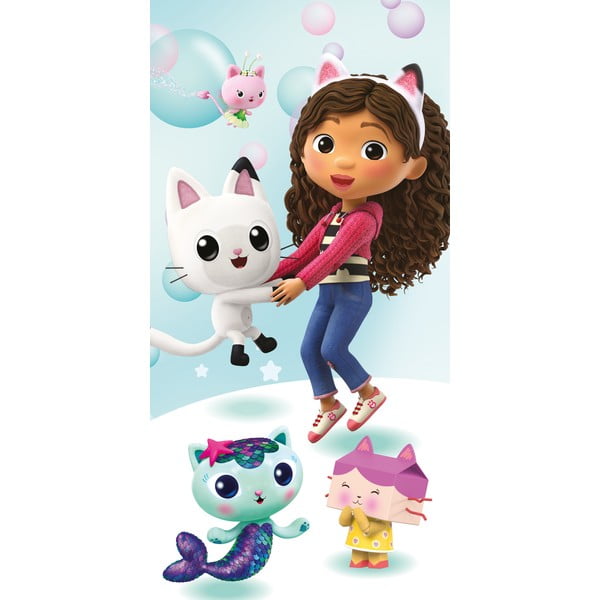 Bawełniany ręcznik dziecięcy 70x140 cm Gabby's Dollhouse – Jerry Fabrics