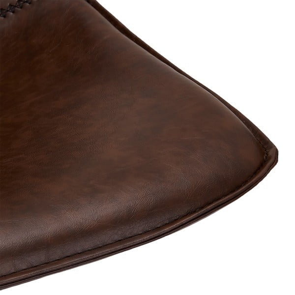 Zestaw 2 ciemnobrązowych krzeseł barowych Furnhouse Isabel-image-1