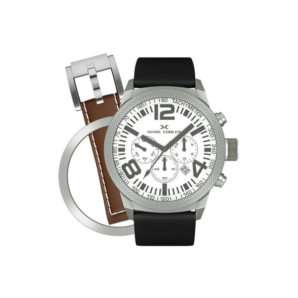 Zegarek unisex Marc Coblen z dodatkowym paskiem i obręczą P16