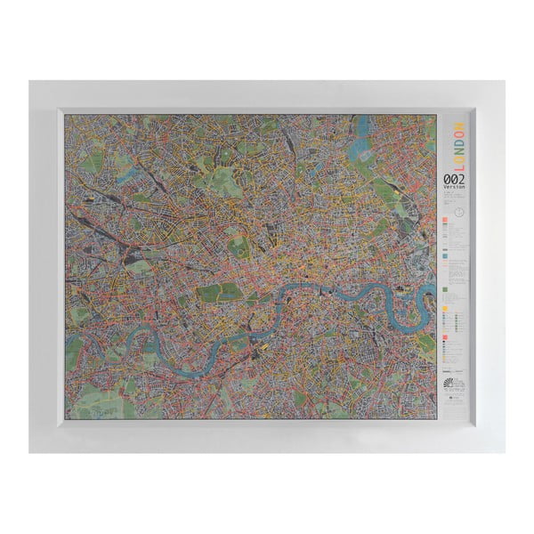 Mapa Londynu The Future Mapping Company Street Map, 130x100 cm