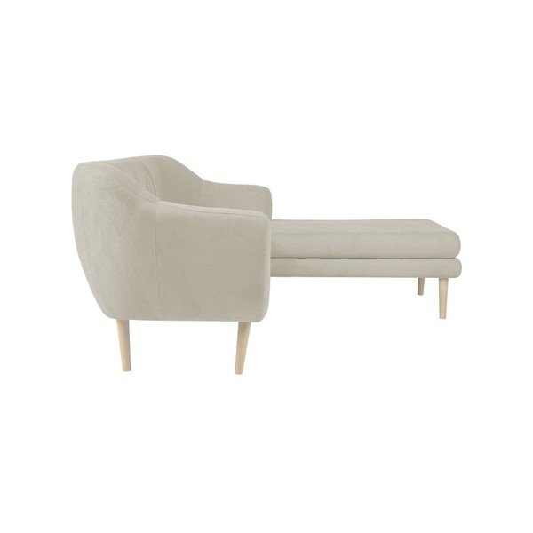 Beżowa sofa z szezlongiem po prawej stronie Mazzini Sofas Sicile-image-2
