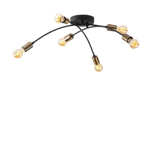 Czarna lampa sufitowa 67x67 cm Banana – Opviq lights-image-2