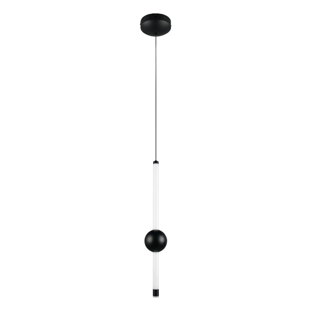 Lampa wisząca LED ze ściemniaczem w kolorze matowej czerni Melita – Trio