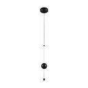 Lampa wisząca LED ze ściemniaczem w kolorze matowej czerni Melita – Trio