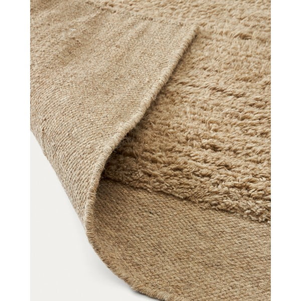 Beżowy dywan wełniany 160x230 cm Marely – Kave Home-image-3