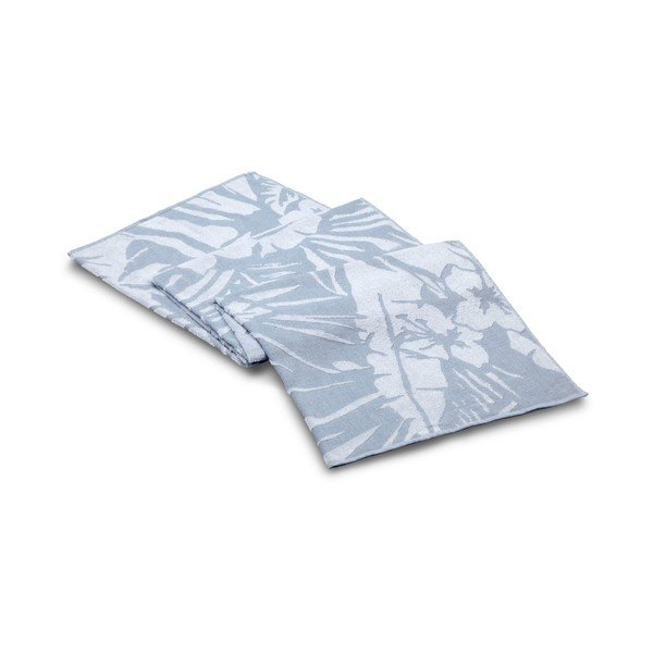 Niebieski ręcznik plażowy 180x100 cm Botanic – Foutastic-image-1