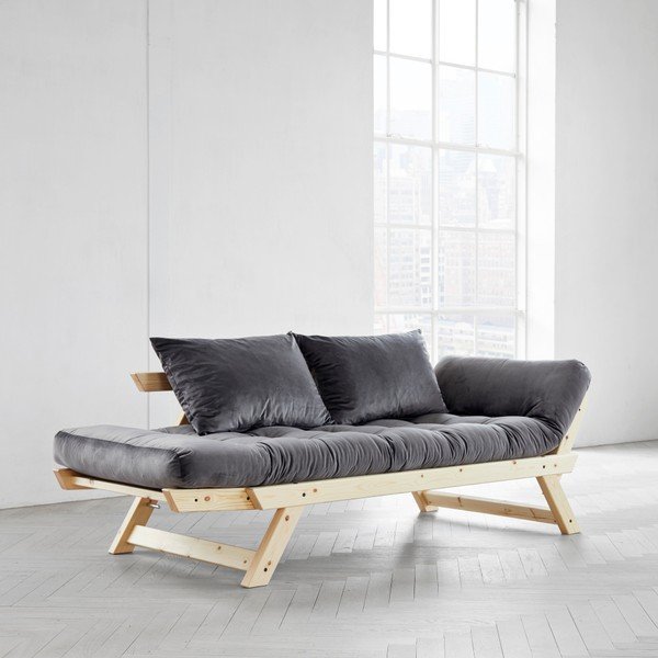 Wielofunkcyjna sofa Karup Bebop Natural/Velvet Gray-image-2