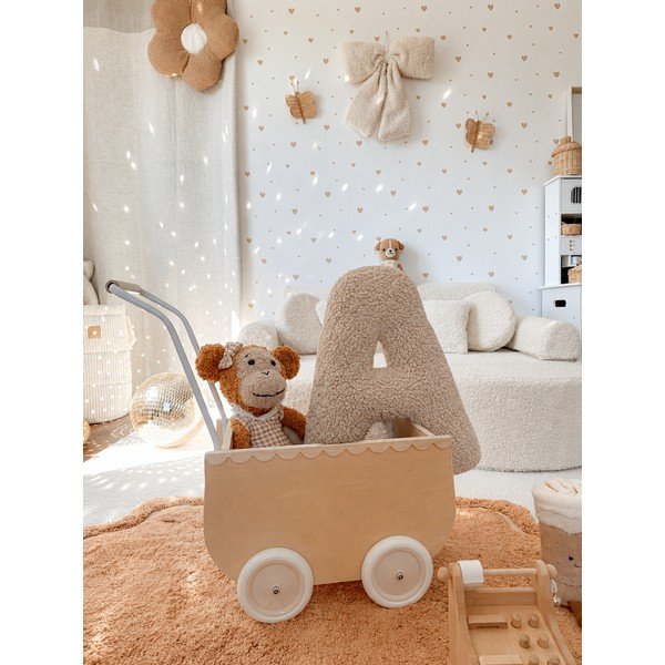 Poduszka dziecięca z materiału sherpa 38x40 cm A – Meowbaby-image-1