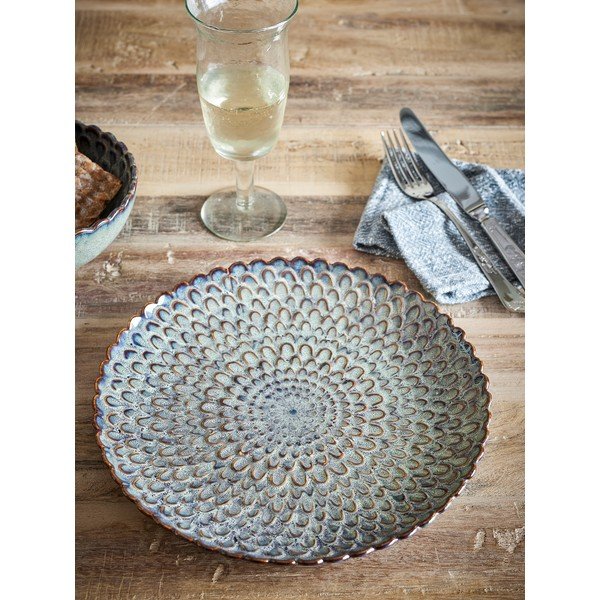 Szare kamionkowe talerze zestaw 4 szt. ø 26,5 cm Katrina – Bloomingville-image-1