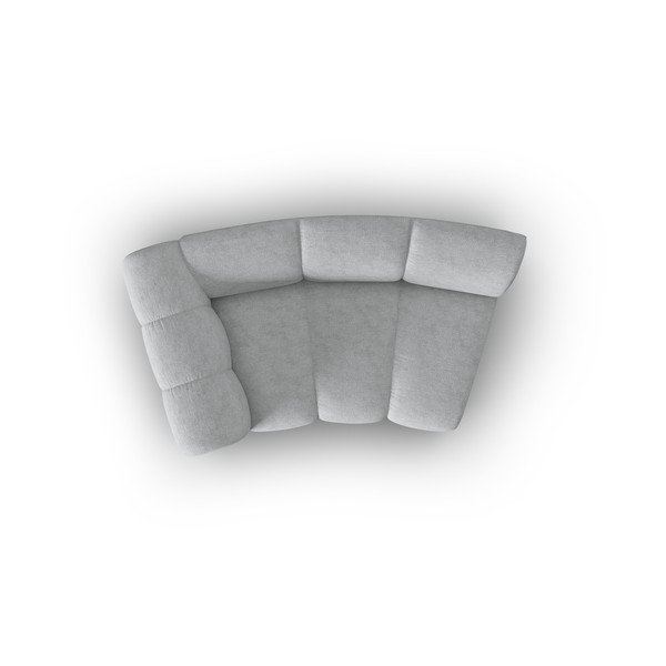 Jasnoszary moduł sofy (lewostronny) Lupine – Micadoni Home-image-4