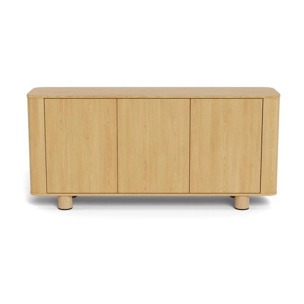Komoda w dekorze dębu w naturalnym kolorze 160x75x40 cm Atmore – Actona-image-3