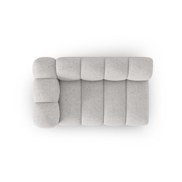 Jasnoszary moduł sofy (lewostronny) Lupine – Micadoni Home-image-3