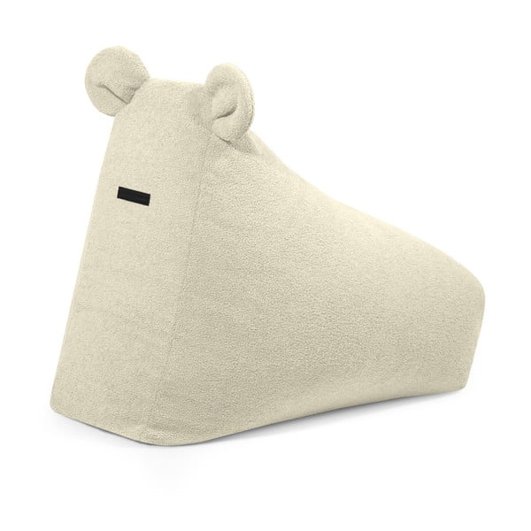 Jasnoszary dziecięcy worek do siedzenia z materiału bouclé Snug 80 Bear – SLOWDOWN-image-3