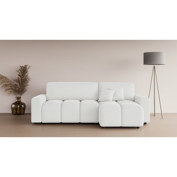 Biały rozkładany narożnik (strona zmienna) Luki – Ropez-image-1