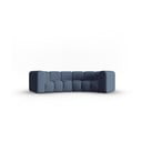 Niebieska sofa 322 cm Lupine – Micadoni Home