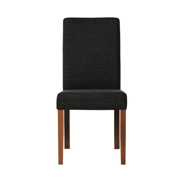 Czarne krzesło z ciemnobrązowymi nogami Ted Lapidus Maison Tonka-image-1