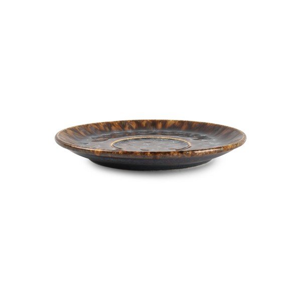 Brązowy porcelanowy spodek ø 15 cm Resto – BonBistro-image-1