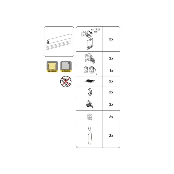 Jasnoszara roleta 72,5x150 cm Mini Termo – Gardinia-image-3