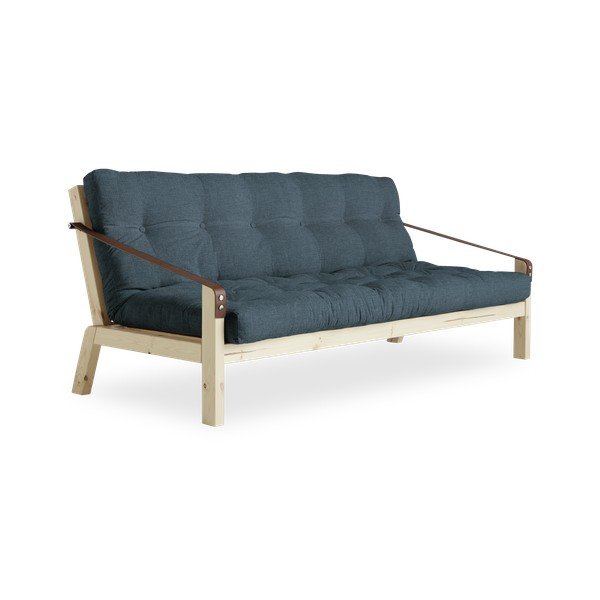 Sofa rozkładana Karup Design Poetry Natural Clear/Dark Blue-image-3