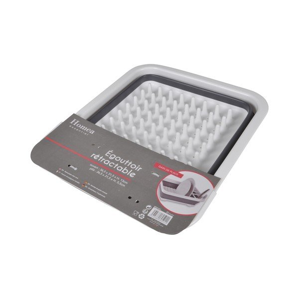 Antracytowy plastikowy ociekacz – Homéa-image-1