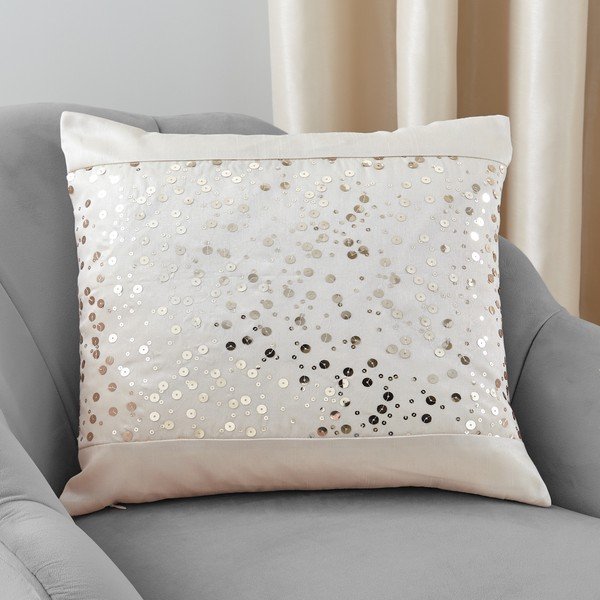 Poduszka dekoracyjna 43x43 cm Glitzy Sequin – Catherine Lansfield-image-1